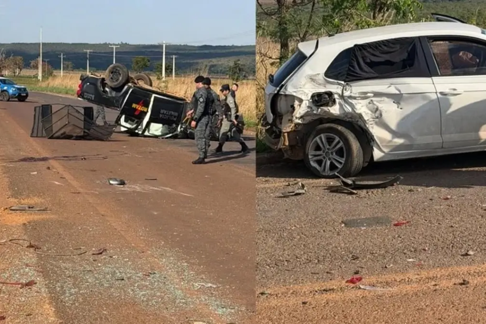 Sargento morre em acidente com viatura na GO-521