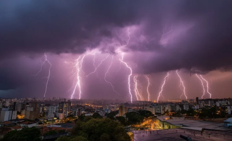 Luziânia entra em alerta para tempestade e queda de granizo