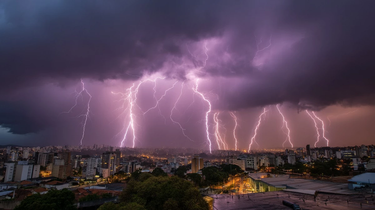 Luziânia entra em alerta para tempestade e queda de granizo